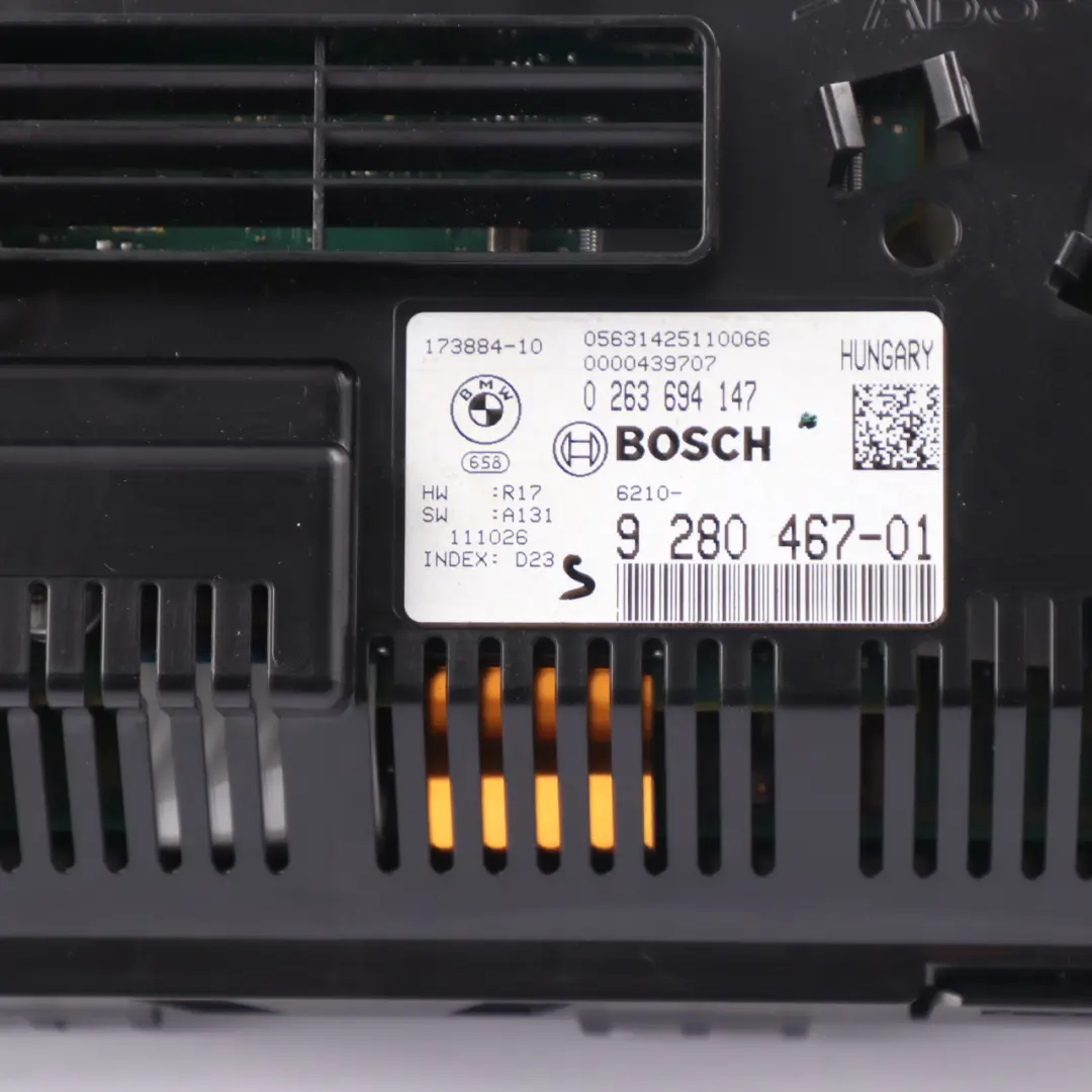 Instrument Cluster BMW F10 F11 Diesel Speedo Clocks Meter Automatic to with Part number 9280467 Instrument Cluster BMW F10 F11 Diesel Speedo Clocks Meter Automatic - SKU rhd-9280467 - Part number 9280467