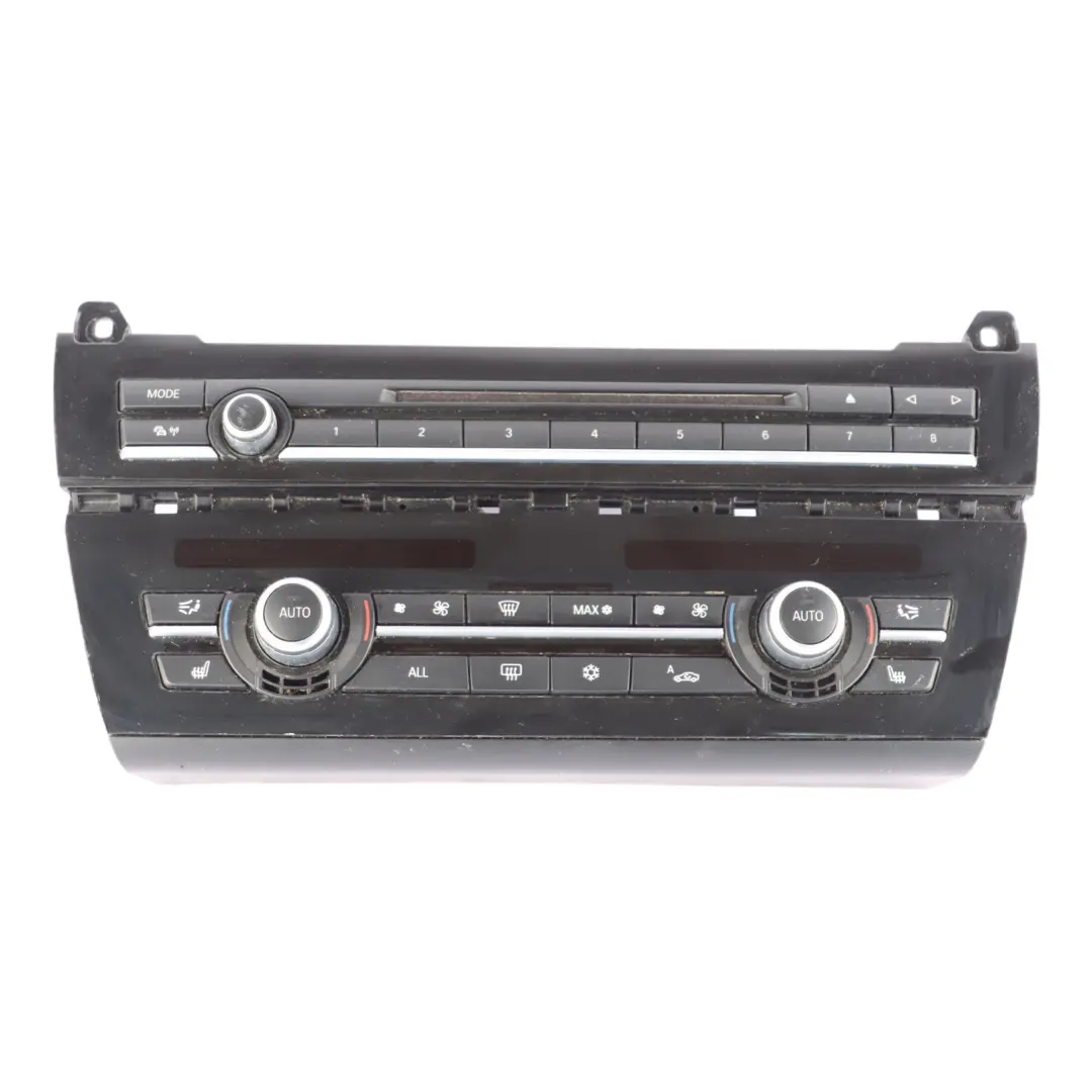  Switch Panel BMW F10 F11 Radio Air Conditioning Control Panel Black - SKU 9285330-1 - Part number 9285330