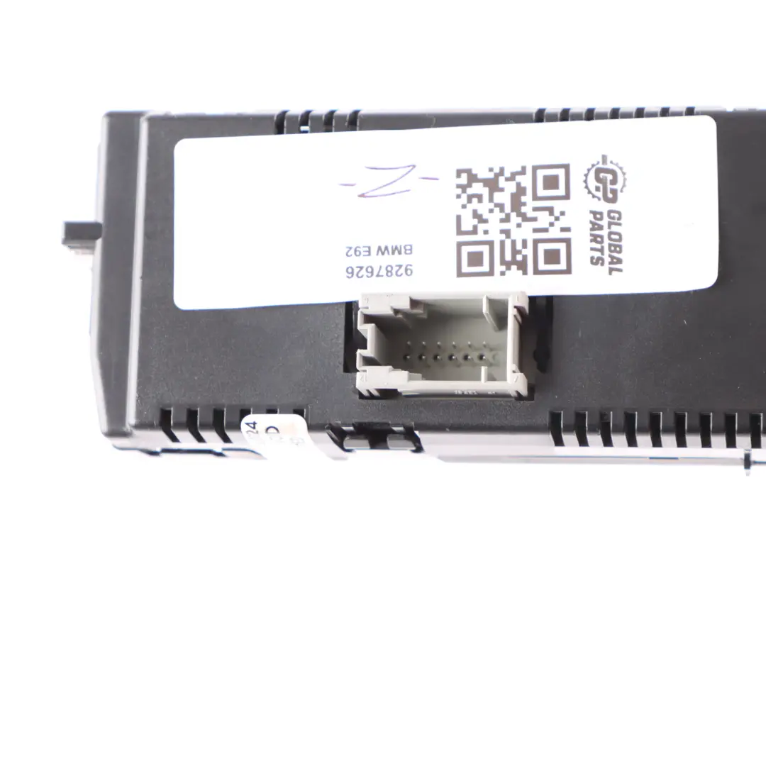 Interruttore Aria Condizionata Riscaldatore Pannello per BMW E92 E93 con numero di parte 9287626 BMW E92 E93 Interruttore Aria Condizionata Riscaldatore Pannello - SKU 9287626 - Numero di parte 9287626