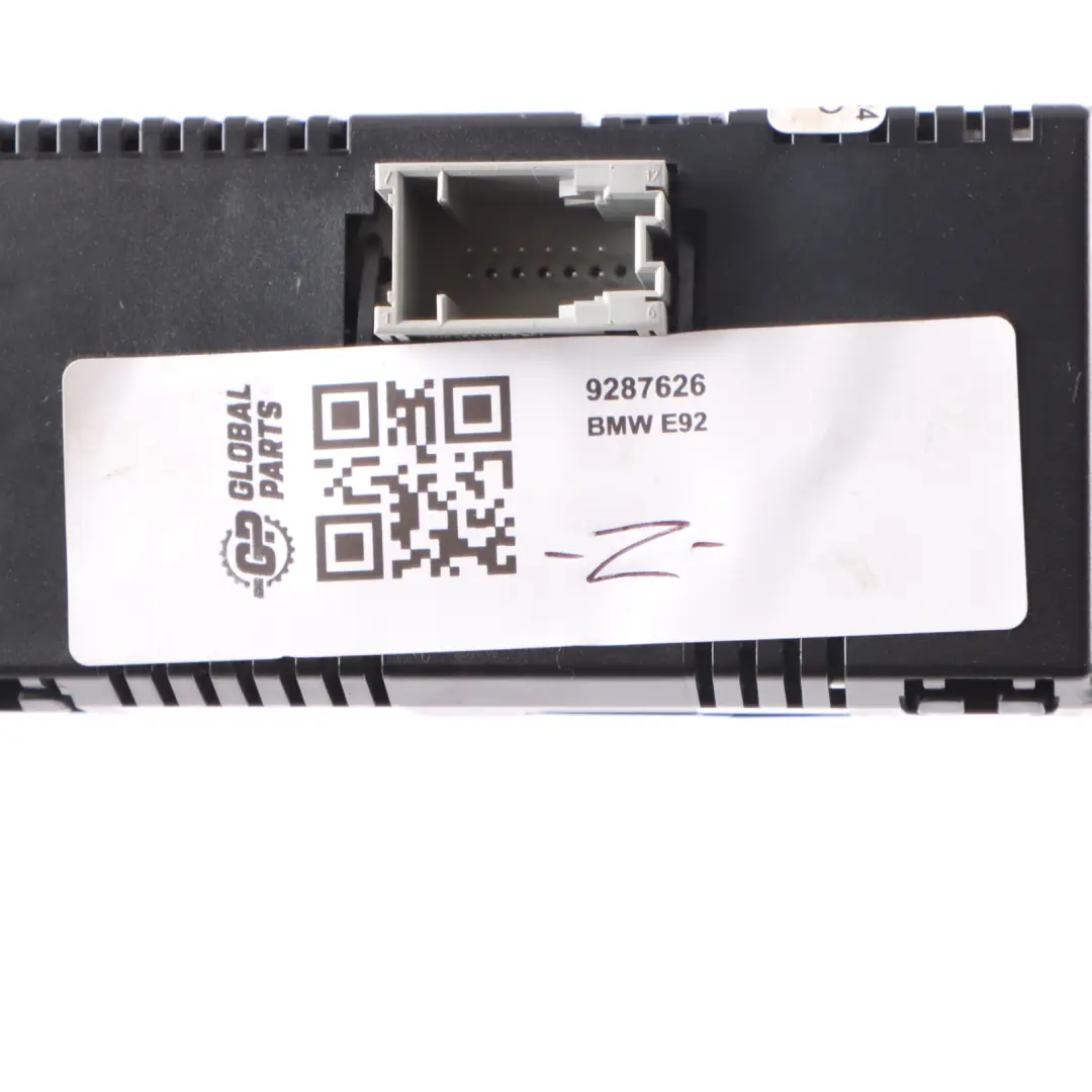 Air Conditioning Switch BMW E92 E93 Automatic A/C Heater Control Panel - SKU 9287626 - Part number 9287626