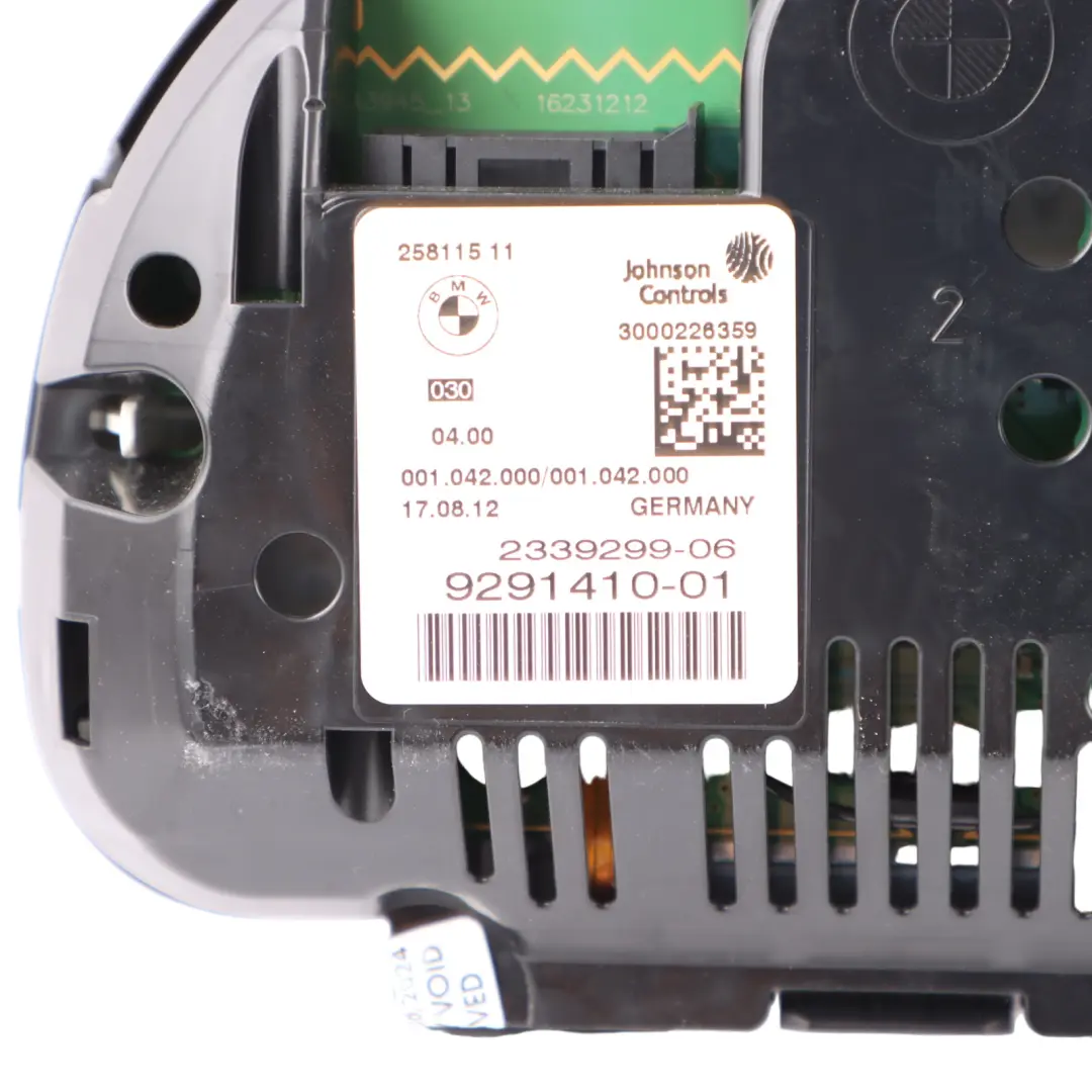 Instrument Cluster Speedo Clocks Manual Gearbox to BMW F10 Petrol with Part number 9291410 BMW F10 Petrol Instrument Cluster Speedo Clocks Manual Gearbox - SKU 9291410 - Part number 9291410