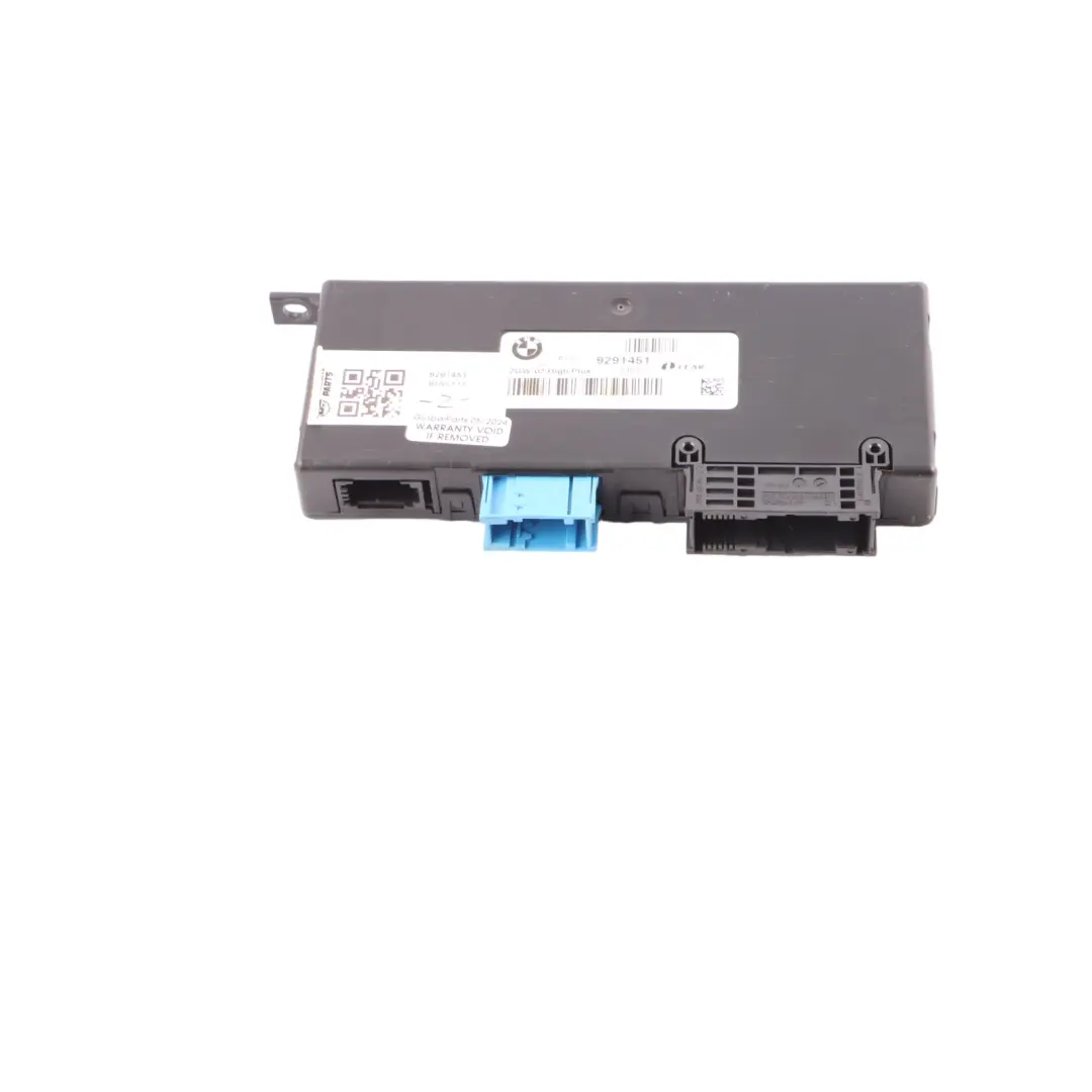 BMW F13 Central Gateway Module ECU Control Unit Lear ZGW-02 High - SKU 9291451 - Part number 9291451