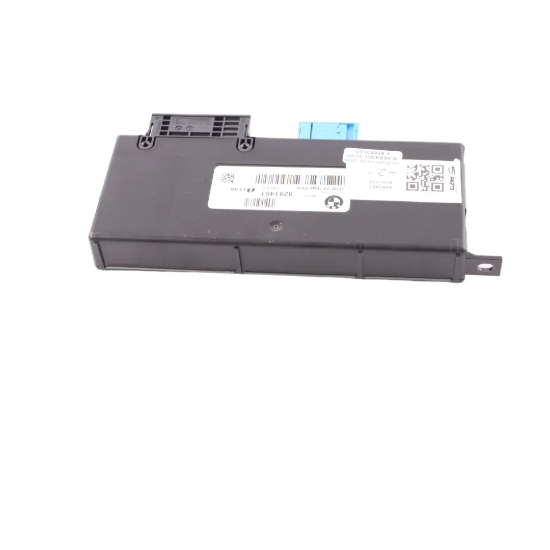 BMW F13 Central Gateway Module ECU Control Unit Lear ZGW-02 High - SKU 9291451 - Part number 9291451