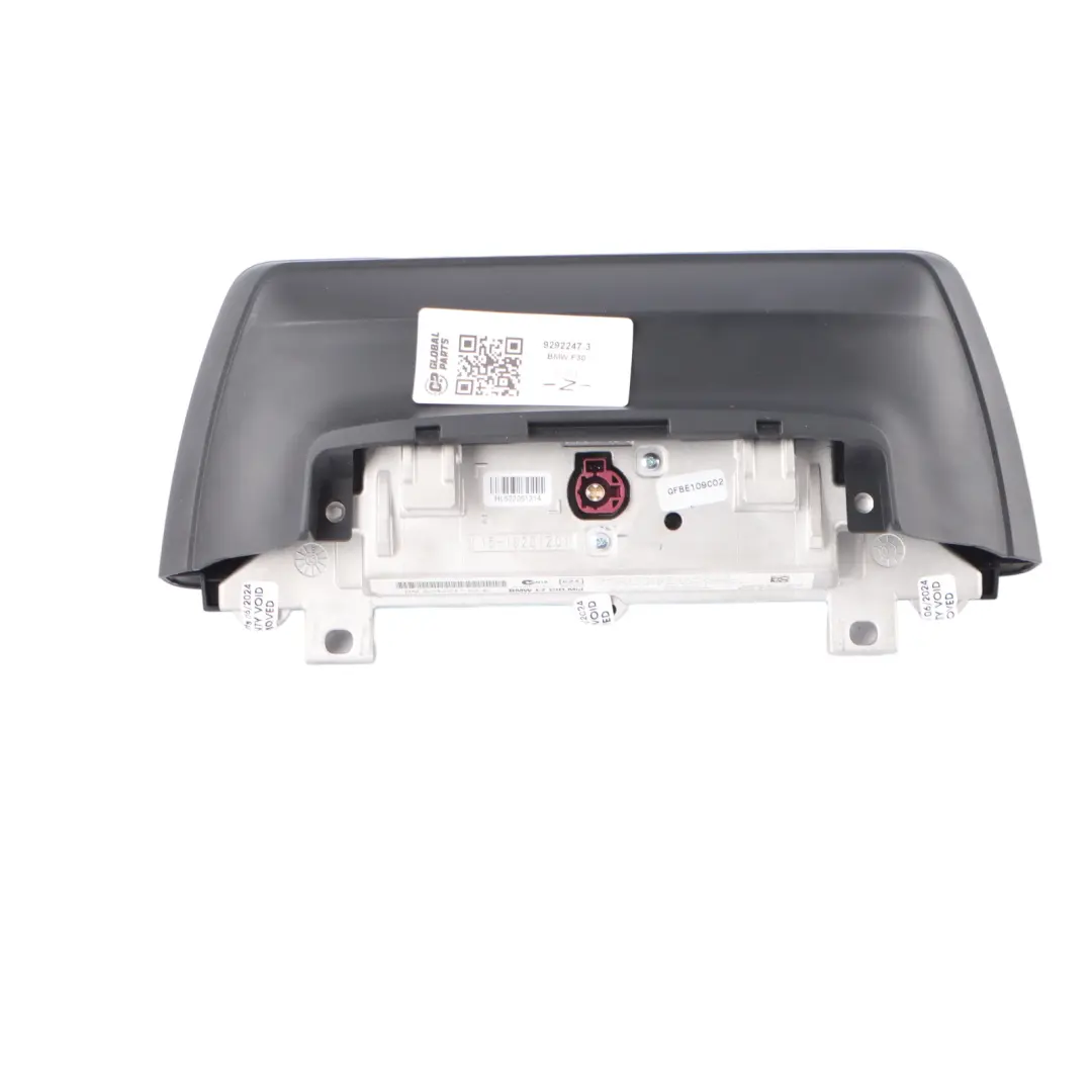 BMW F30 F32 Display Screen Dashboard Central Information Unit 6,5" - SKU 9292247-3 - Part number 9292247