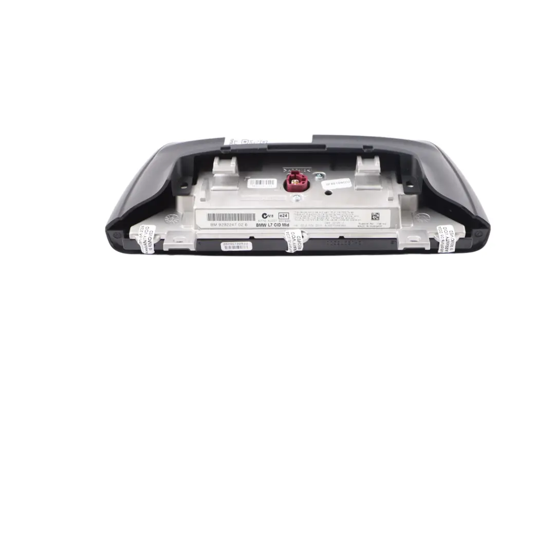BMW F30 F32 Display Screen Dashboard Central Information Unit 6,5" - SKU 9292247-3 - Part number 9292247
