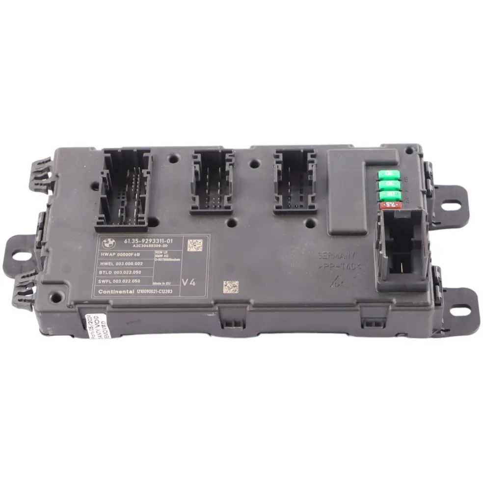  Module De Commande De Carrosserie Arrière BMW F20 F21 F30 F31 REM 9329703 - SKU 9293311 - Numéro de pièce 9293311