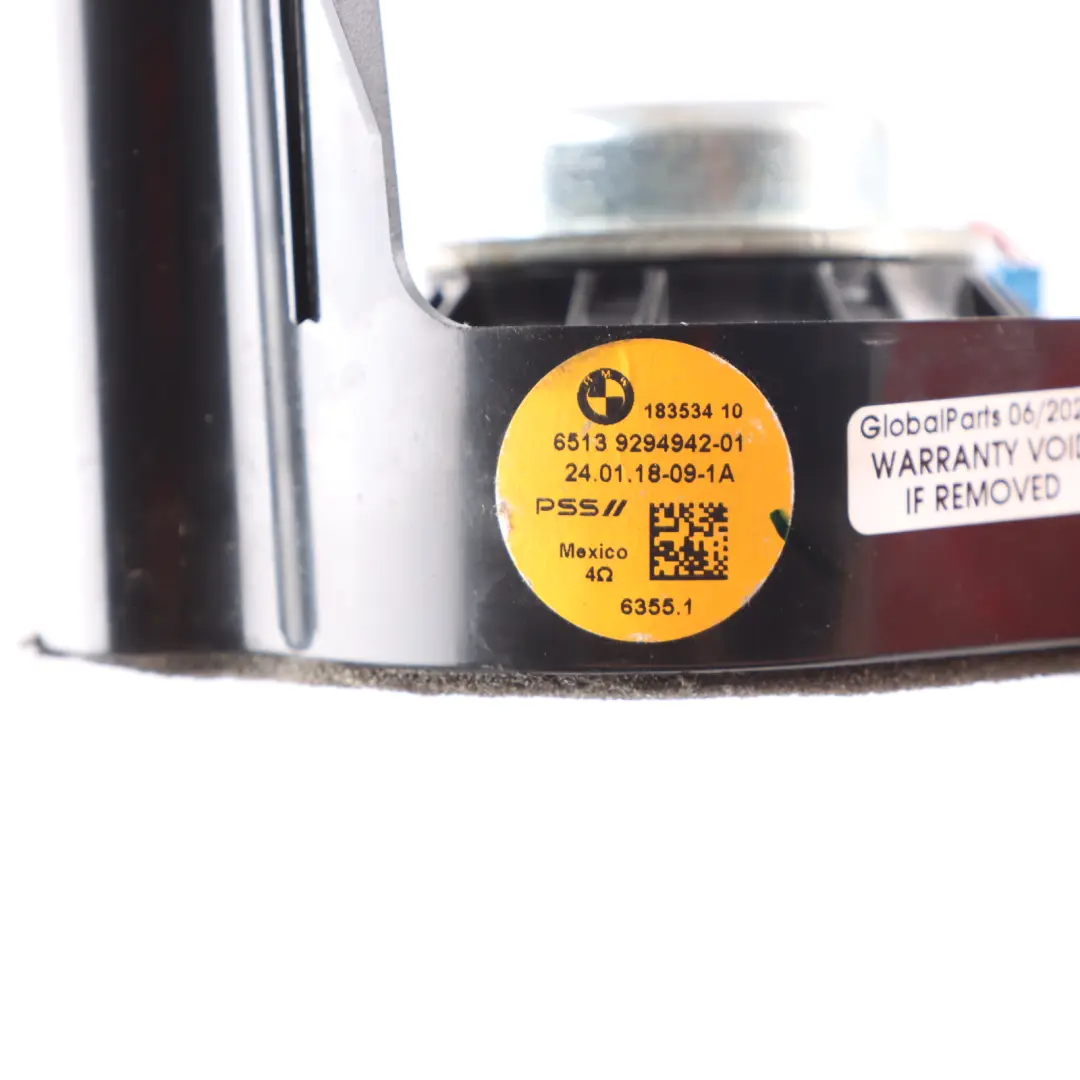 Haut Parleur Arrière Hi-Fi Mid Stereo Harman Kardon D-Pillar 9209185 pour BMW X5 F15 à propos du numéro de pièce 9294942 BMW X5 F15 Haut Parleur Arrière Hi-Fi Mid Stereo Harman Kardon D-Pillar 9209185 - SKU 9294942 - Numéro de pièce 9294942