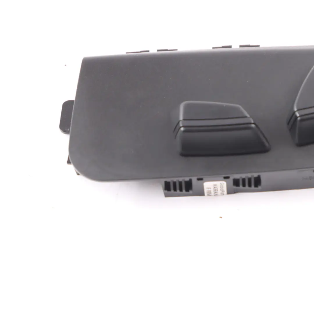 Panel Interruptor Asiento Delantero Izquierdo 9384908 para BMW F10 F11 X5 F15 X6 F16 con número de pieza 9299229 BMW F10 F11 X5 F15 X6 F16 Panel Interruptor Asiento Delantero Izquierdo 9384908 - SKU 9299229 - Número de pieza 9299229