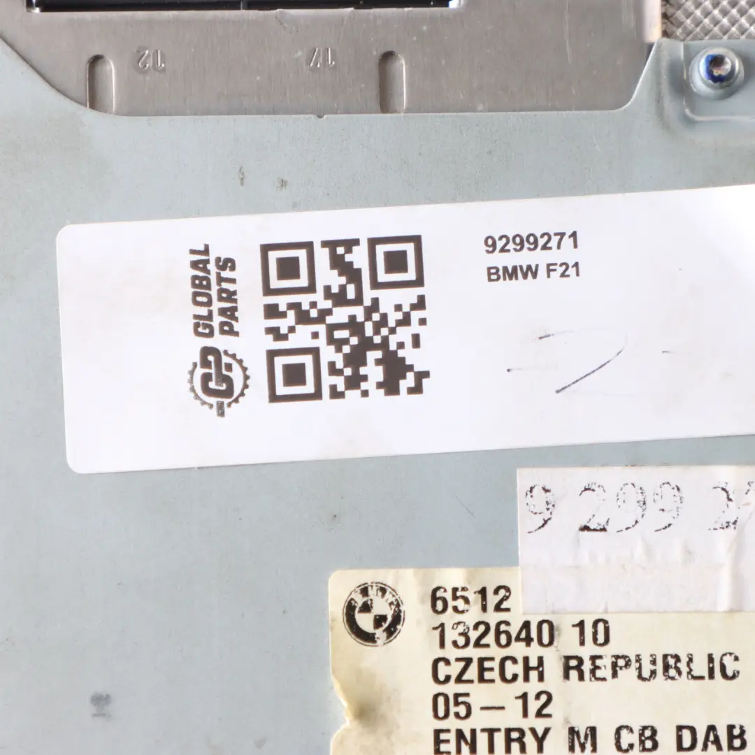 Radio Professional DAB CD Player to BMW F21 F30 F31 GT with Part number 9299271 BMW F21 F30 F31 GT Radio Professional DAB CD Player - SKU 9299271 - Part number 9299271