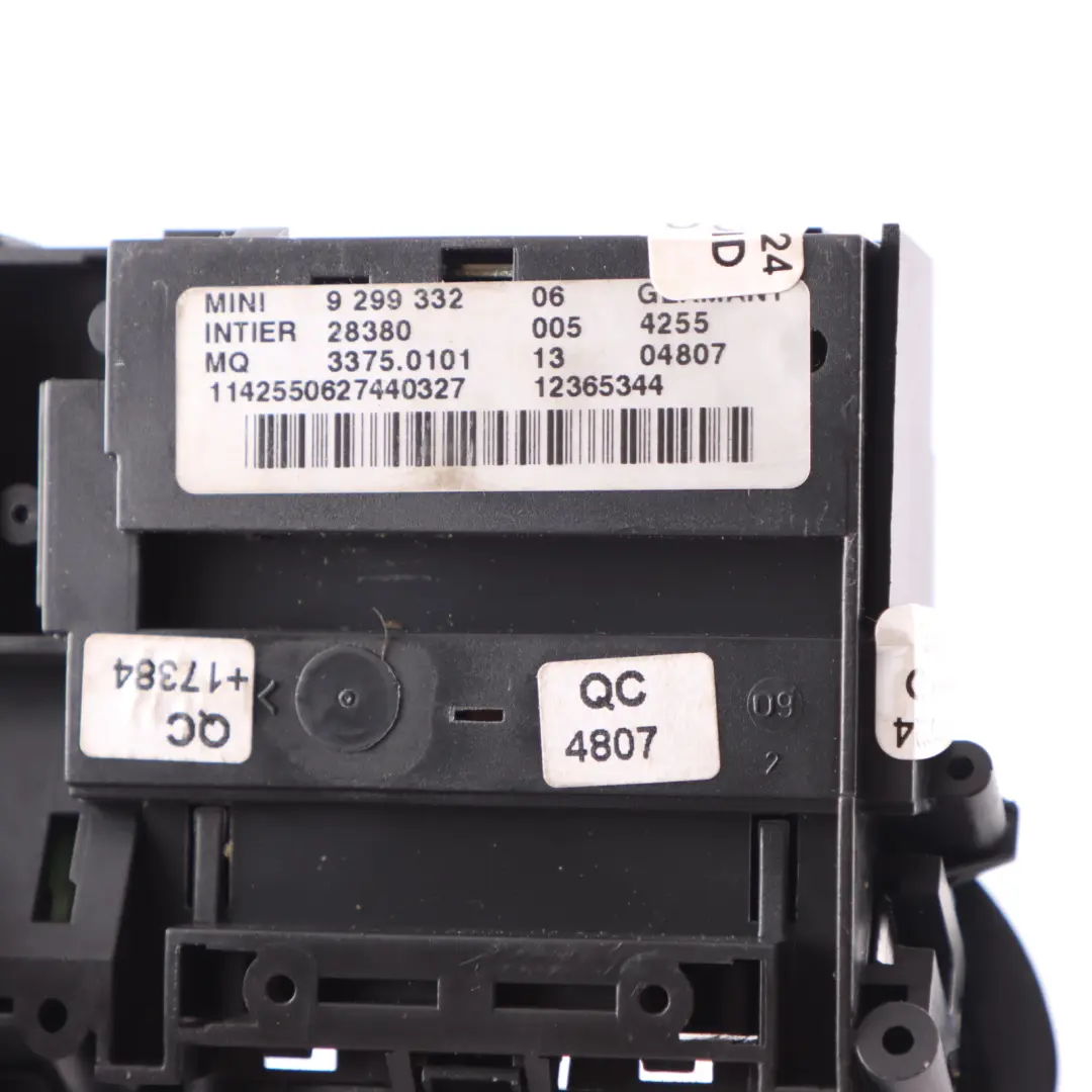  Lector Llave Encendido Mini Cooper R56 R59 R60 Start Stop Interruptor Botón - SKU 9299332 - Número de pieza 9299332