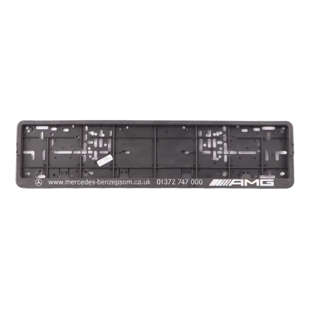 Mercedes W211 Front Bumper License Plate Holder Mount Bracket Wurth - SKU 9310156-1 - Part number 9310156