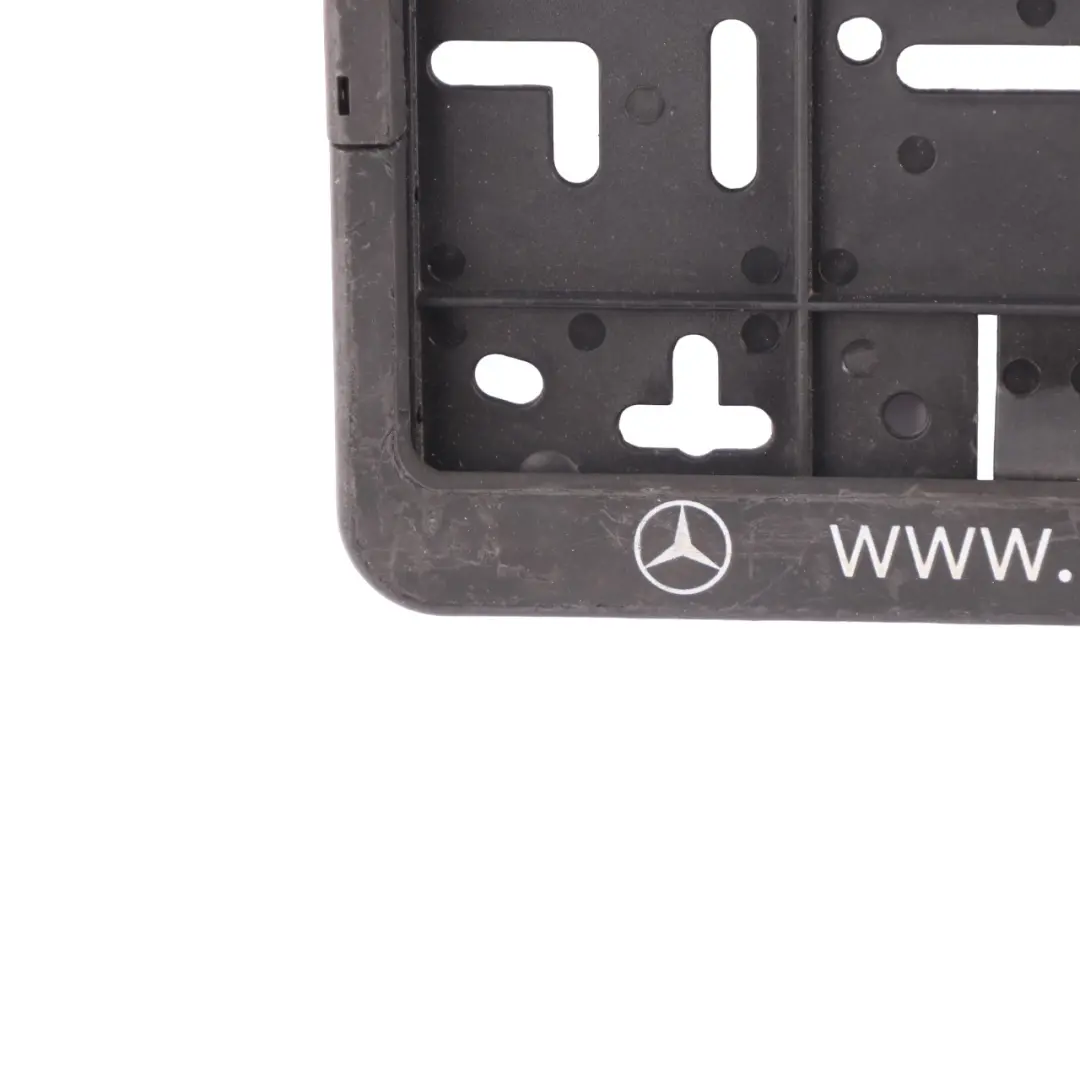 Mercedes W211 Front Bumper License Plate Holder Mount Bracket Wurth - SKU 9310156-1 - Part number 9310156