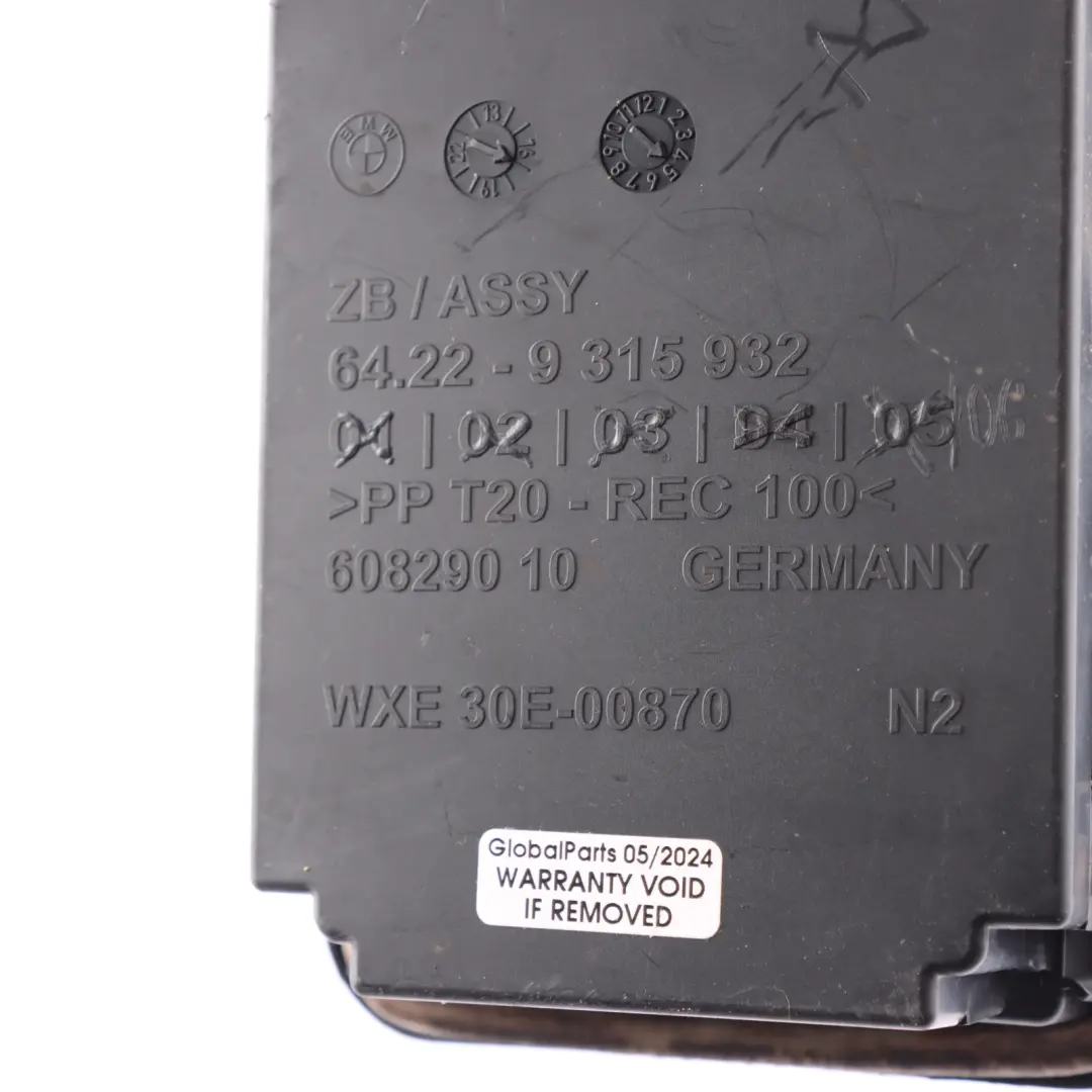 BMW X1 F48 Mini F54 F60 Odpowietrznik Tylny Absorber Kratka Tył - SKU 9315932 - Numer Części 9315932