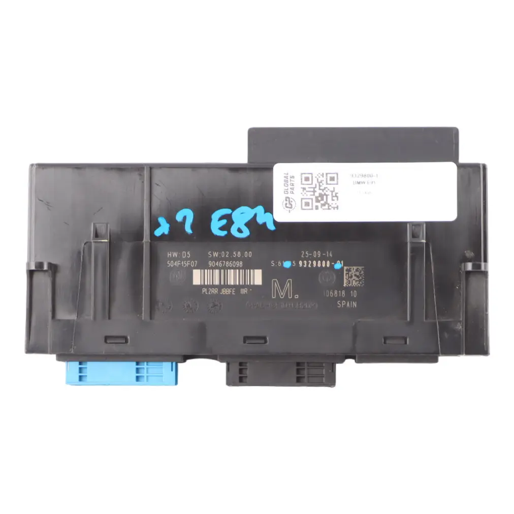 Body Control Modul M Anschlussdose PL2RR JBBFE IIIR für BMW X1 E84 mit Teilenummer 9329800 BMW X1 E84 Body Control Modul M Anschlussdose PL2RR JBBFE IIIR - SKU 9329800-1 - Teilenummer 9329800