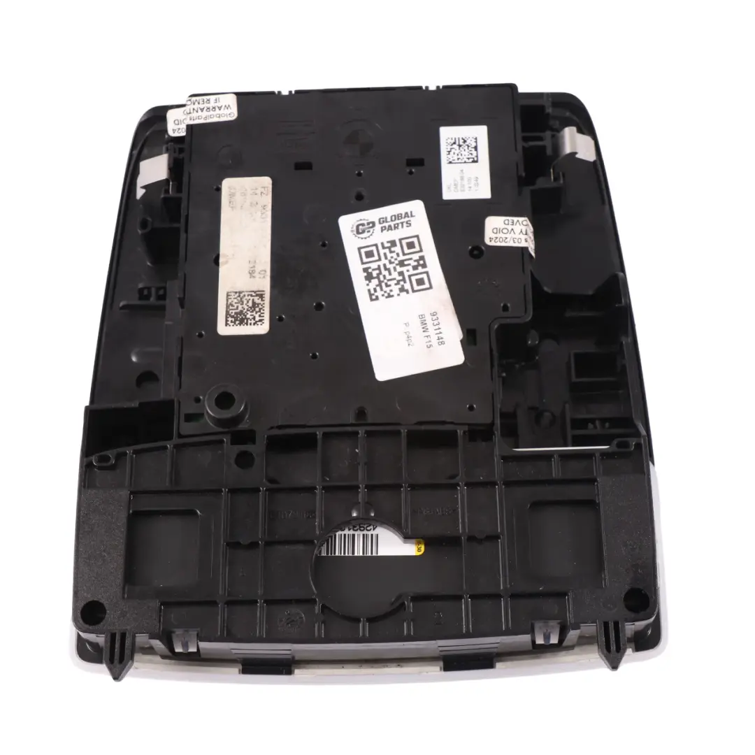 Roof Light BMW X1 F48 X5 F15 X6 F16 F45 Front Interior Roof Lamp Switch to with Part number 9331148 Roof Light BMW X1 F48 X5 F15 X6 F16 F45 Front Interior Roof Lamp Switch - SKU 9331148 - Part number 9331148