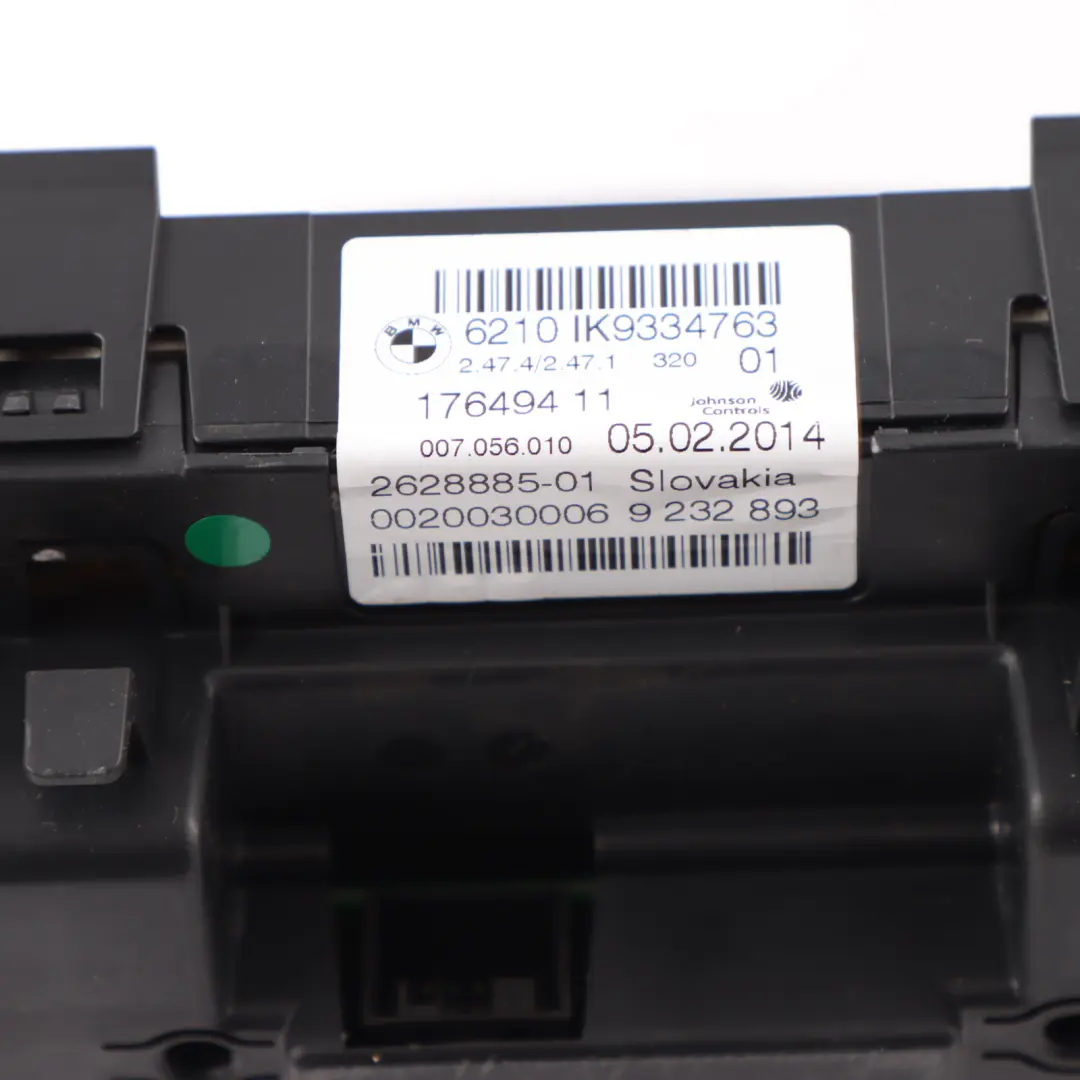 Instrument Cluster BMW F30 F31 F34 GT Petrol Speedo Clocks MPH Automatic to with Part number 9334763 Instrument Cluster BMW F30 F31 F34 GT Petrol Speedo Clocks MPH Automatic - SKU 9334763 - Part number 9334763