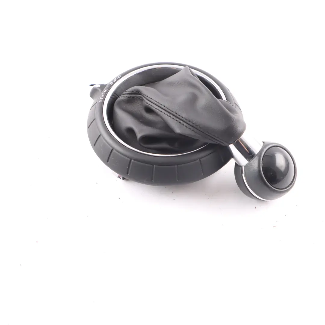 Knob Lever Handle 6-Speed Leather Rotating Ring Mini Cooper 1 F55 F56 Gear - SKU 9343290-1 - Part number 7641999