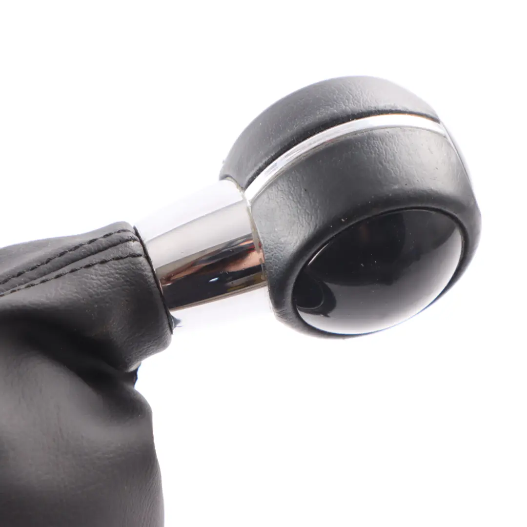 Knob Lever Handle 6-Speed Leather Rotating Ring Mini Cooper 1 F55 F56 Gear - SKU 9343290-1 - Part number 7641999