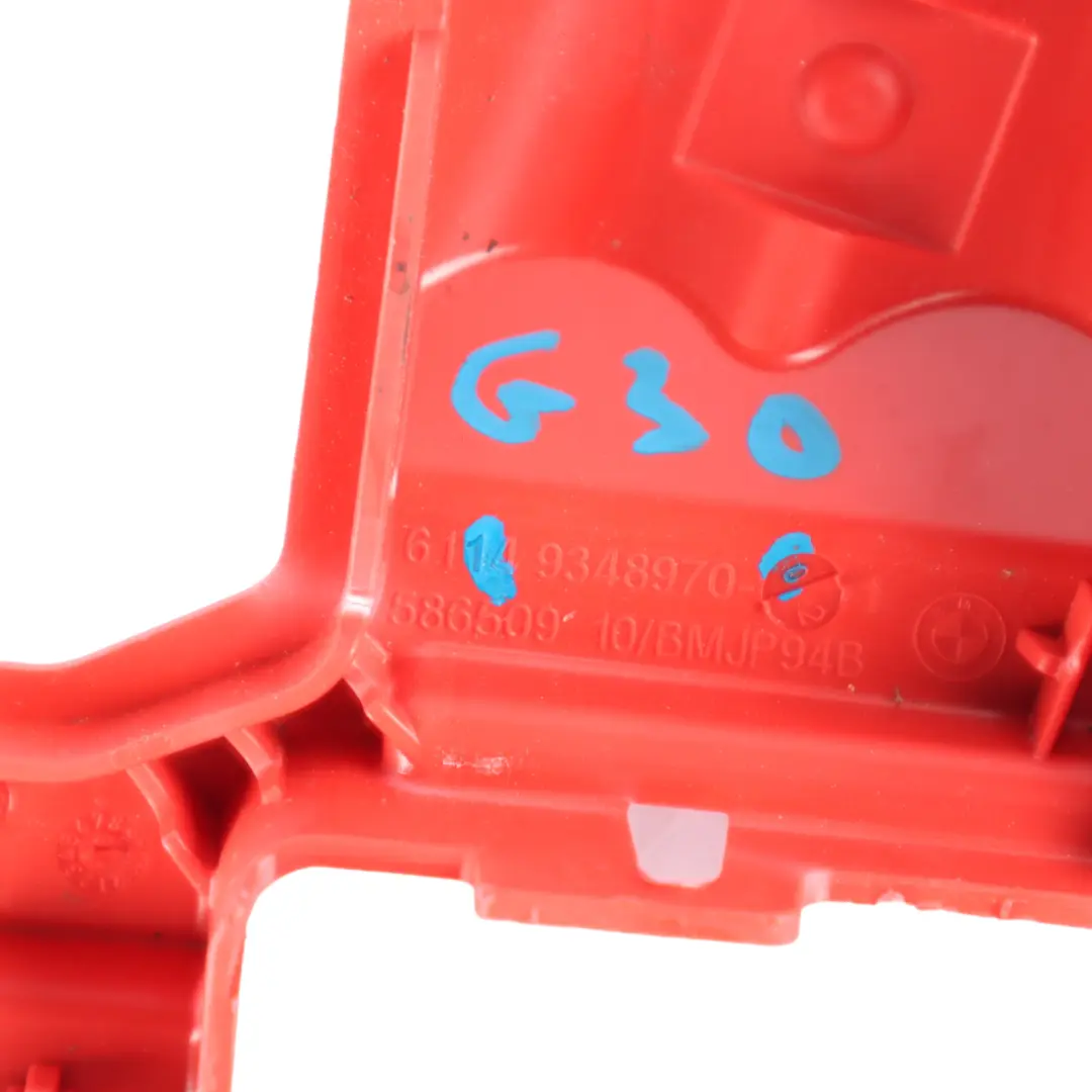 Battery Cover BMW G11 G30 G31 Positive Plus Pole Cover Cap Lid Red to with Part number 9348970 Battery Cover BMW G11 G30 G31 Positive Plus Pole Cover Cap Lid Red - SKU 9348970 - Part number 9348970