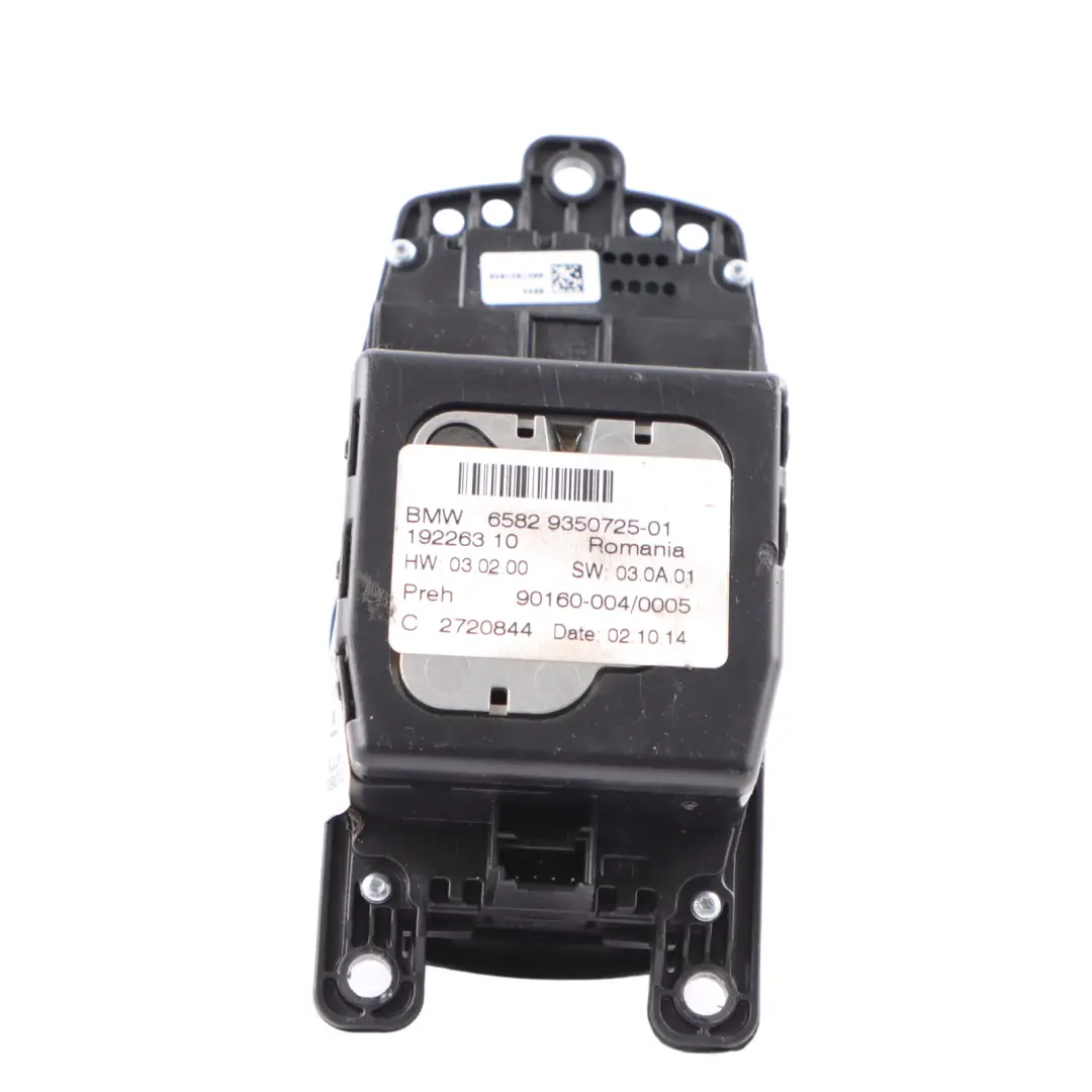 Touch Pad Console Switch Panel Knob Controller to BMW X5 X6 F10 F15 F16 with Part number 9350725 BMW X5 X6 F10 F15 F16 Touch Pad Console Switch Panel Knob Controller - SKU 9350725 - Part number 9350725