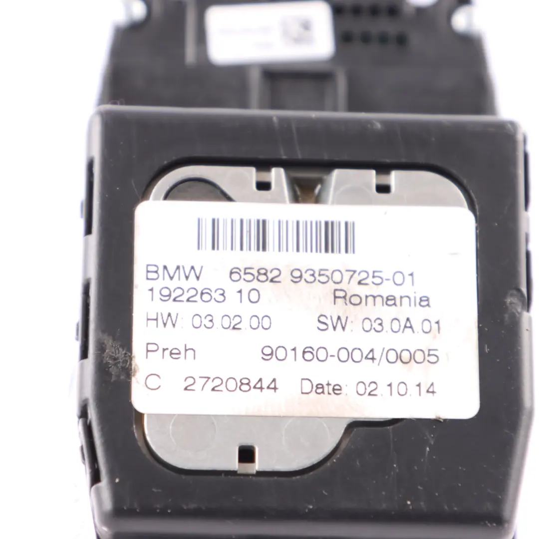 BMW X5 X6 F10 F15 F16 Touch Pad Console Switch Panel Knob Controller - SKU 9350725 - Part number 9350725