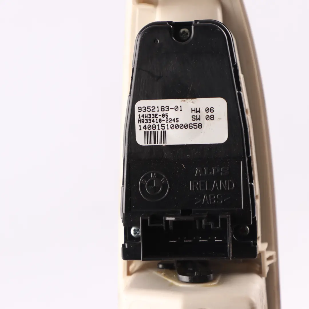 Window Lifter Switch Driver's Side Door Control Panel Unit to BMW F01 LCI with Part number 9352183 BMW F01 LCI Window Lifter Switch Driver's Side Door Control Panel Unit - SKU 9352183 - Part number 9352183