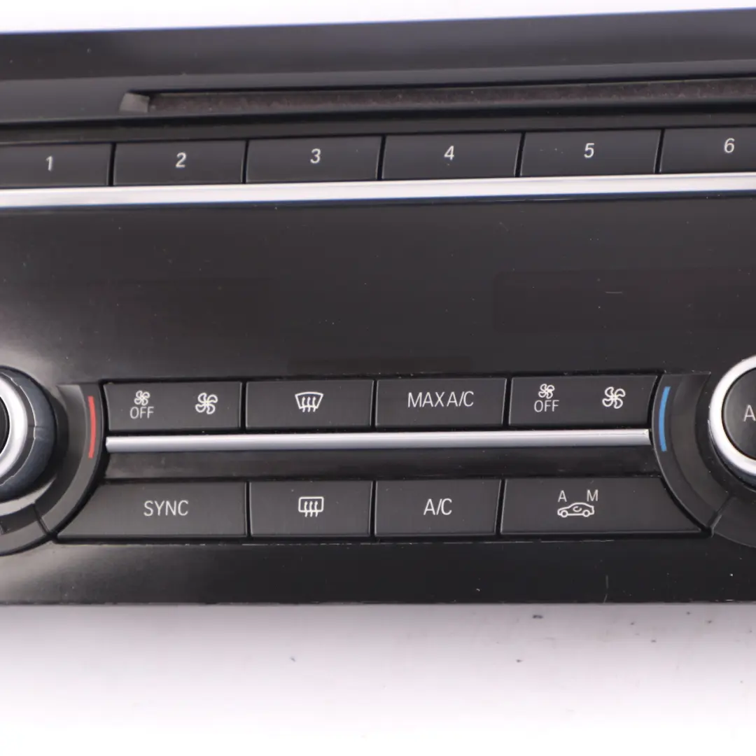 Conditioning Panel BMW F01 Radio Player A/C Switch Control Unit to Air with Part number 9353542 Air Conditioning Panel BMW F01 Radio Player A/C Switch Control Unit - SKU 9353542 - Part number 9353542