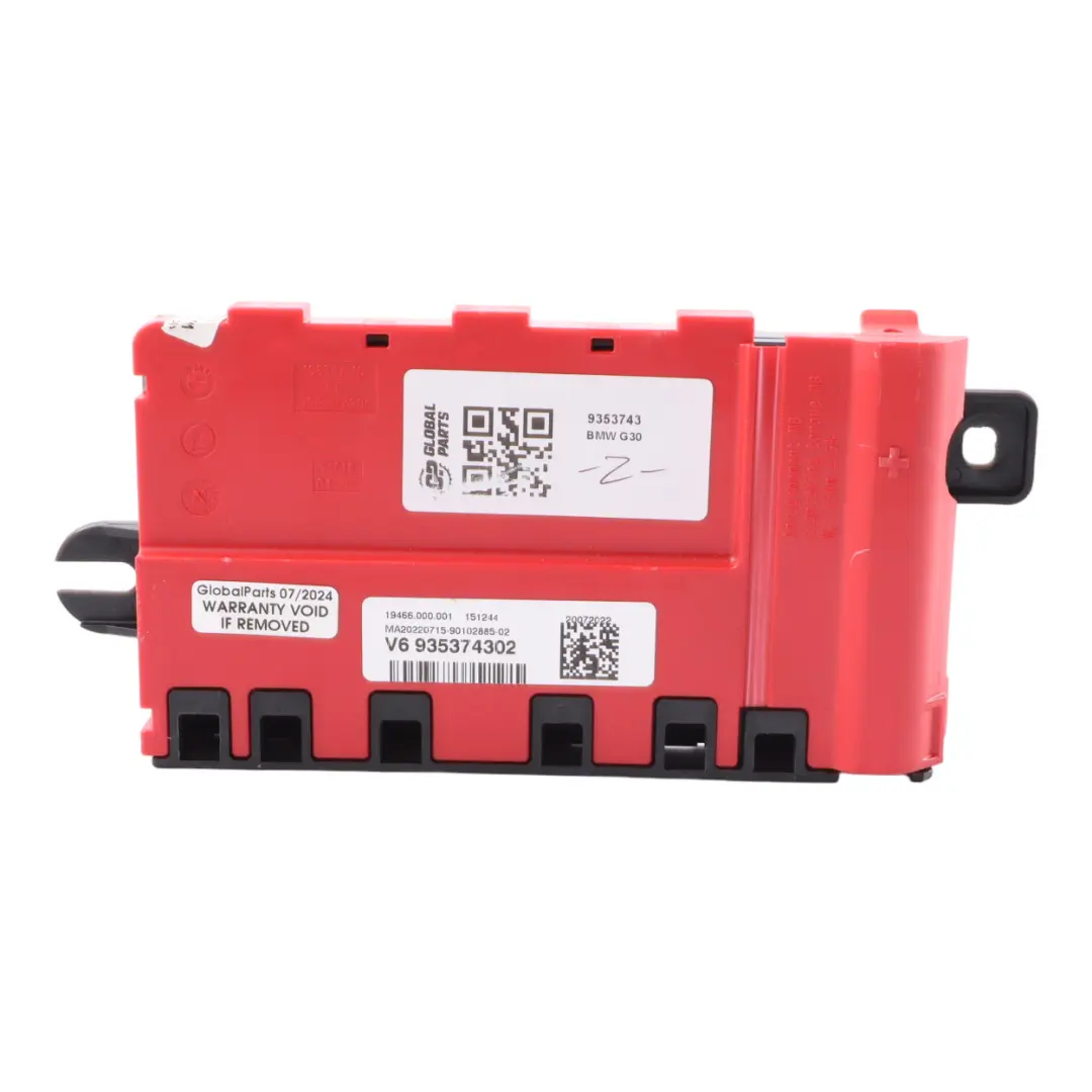 Junction Box Terminal BMW G11 G12 G30 Power Battery Distribution to with Part number 9353743 Junction Box Terminal BMW G11 G12 G30 Power Battery Distribution - SKU 9353743 - Part number 9353743