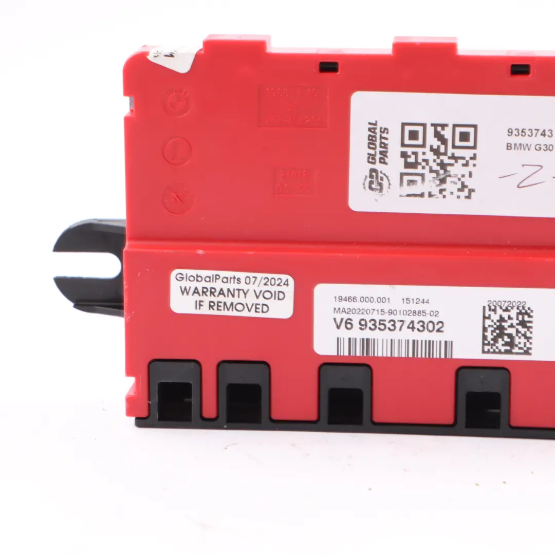 BMW G11 G12 G30 Scatola Distribuzione Terminale Batteria - SKU 9353743 - Numero di parte 9353743