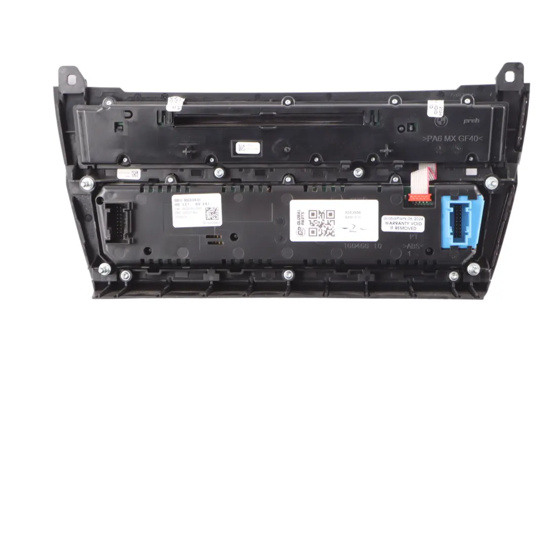Conditioning Panel BMW F11 Radio Player A/C Control Switch Panel 9353596 to Air with Part number 9353956 Air Conditioning Panel BMW F11 Radio Player A/C Control Switch Panel 9353596 - SKU 9353596-1 - Part number 9353956