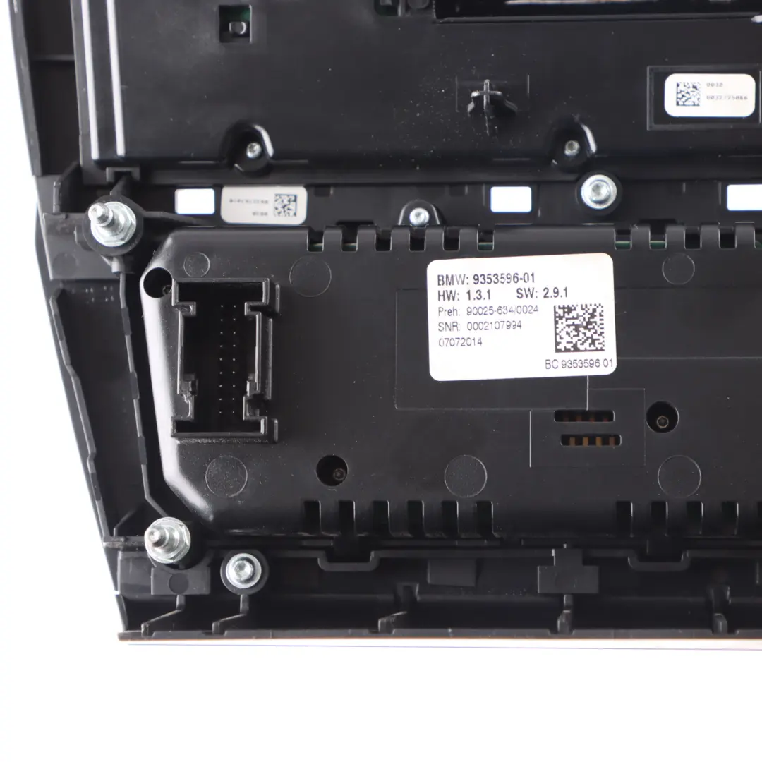 Conditioning Panel BMW F11 Radio Player A/C Control Switch Panel 9353596 to Air with Part number 9353956 Air Conditioning Panel BMW F11 Radio Player A/C Control Switch Panel 9353596 - SKU 9353596-1 - Part number 9353956