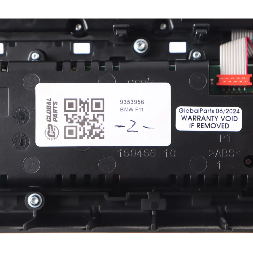 Air Conditioning Panel BMW F11 Radio Player A/C Control Switch Panel 9353596 - SKU 9353596-1 - Part number 9353956