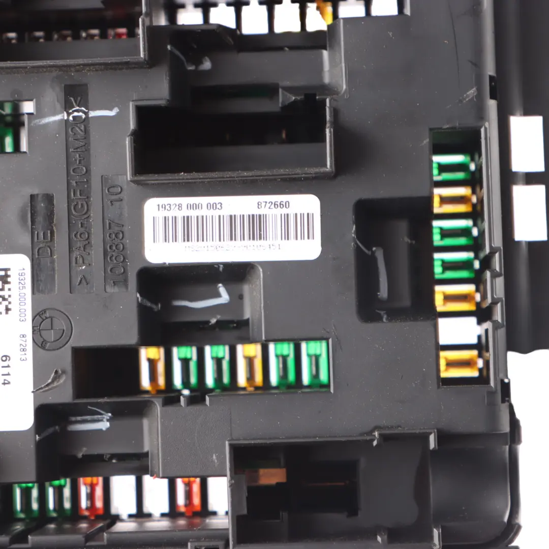 BMW X6 F16 Caja Fusibles Relé Distribución Energía Unidad Control Caja Trasera - SKU 9360372 - Número de pieza 9360372