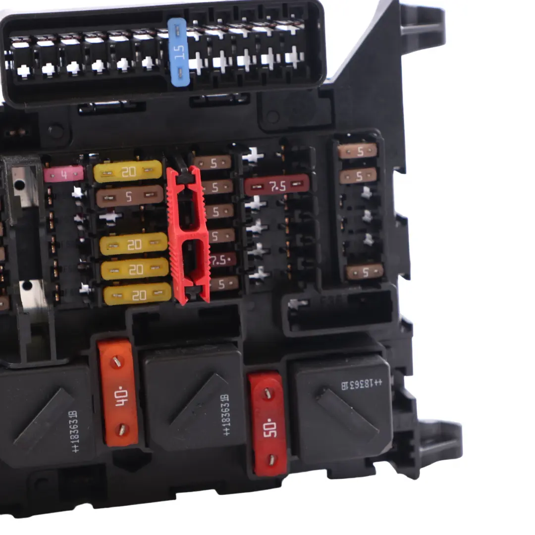 Distribution Fuse Box BMW F40 F48 Mini F56 Rear Electric Power Fuse Box to with Part number 9360501 Distribution Fuse Box BMW F40 F48 Mini F56 Rear Electric Power Fuse Box - SKU 9360501-4 - Part number 9360501