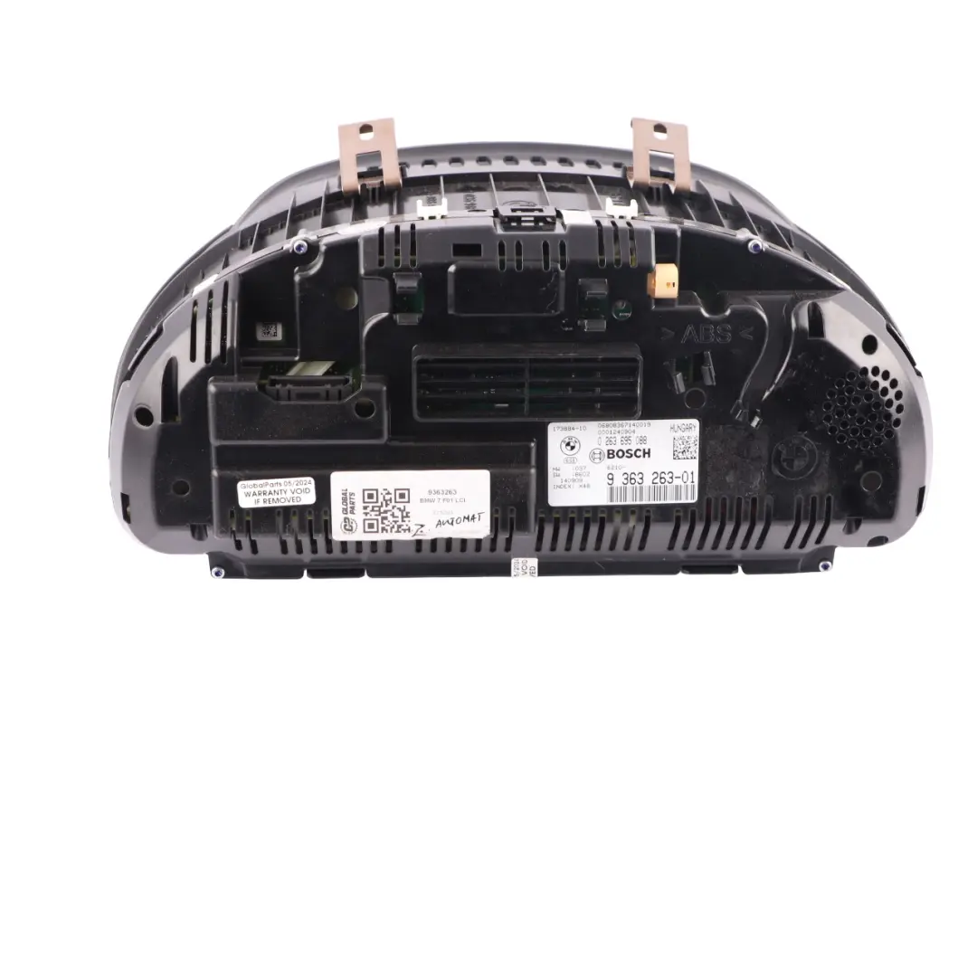 Instrument Cluster BMW F01 F10 F11 F13 LCI Speedometer to with Part number 9363263 Instrument Cluster BMW F01 F10 F11 F13 LCI Speedometer - SKU 9363263 - Part number 9363263