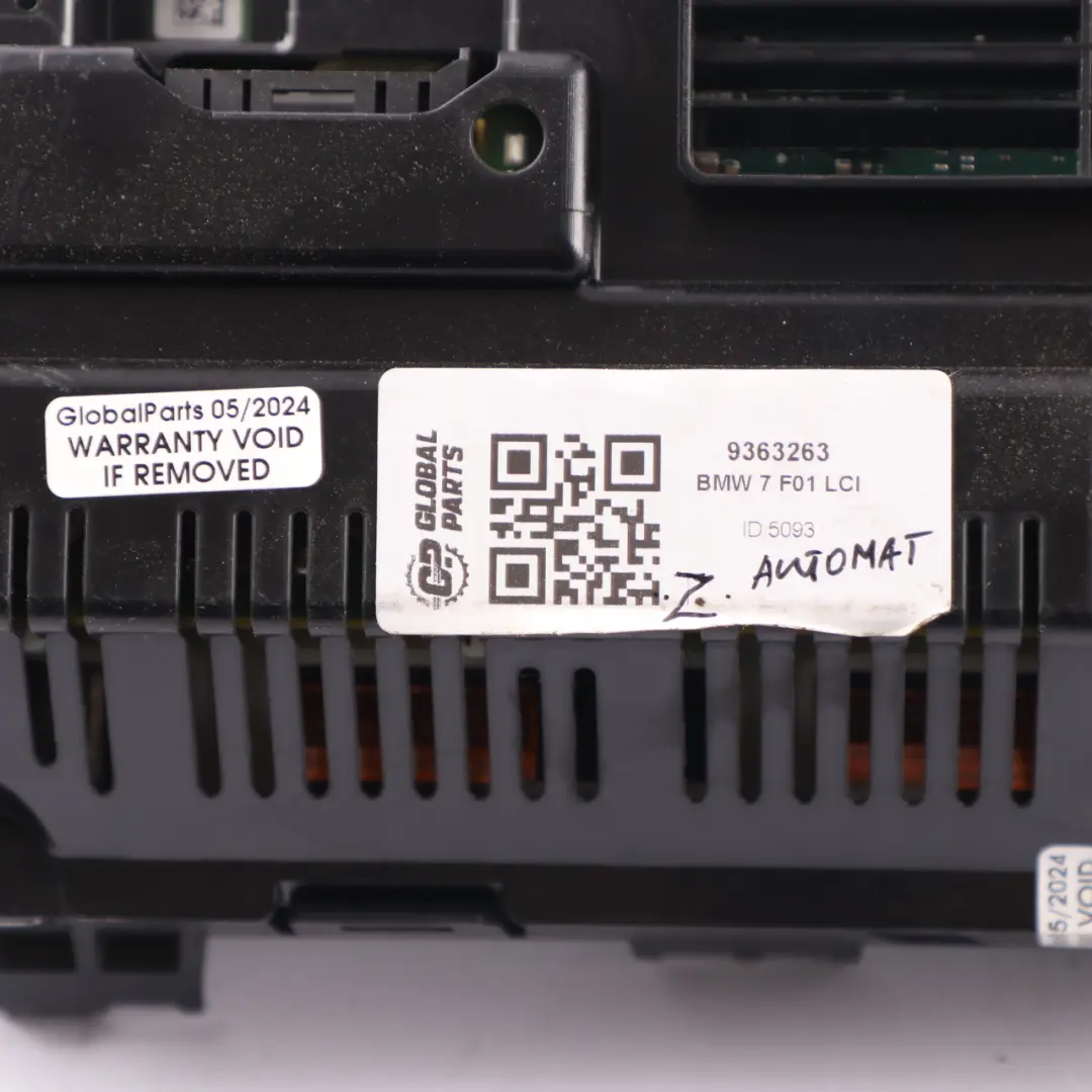 Instrument Cluster BMW F01 F10 F11 F13 LCI Speedometer to with Part number 9363263 Instrument Cluster BMW F01 F10 F11 F13 LCI Speedometer - SKU 9363263 - Part number 9363263