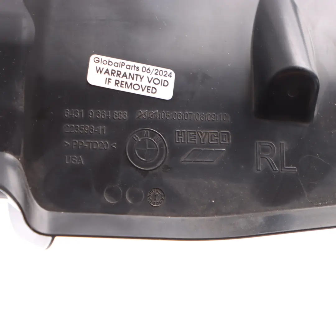 Inlet Diffusor to BMW F98 X3 G01 X4 G02 Air with Part number 9364883 BMW F98 X3 G01 X4 G02 Air Inlet Diffusor - SKU rhd-9364883 - Part number 9364883