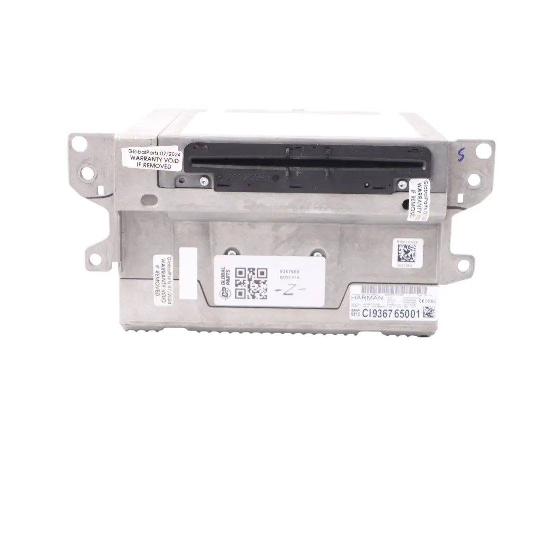 Radio Audio Professional Player Head Unit to BMW F15 with Part number 9367650 BMW F15 Radio Audio Professional Player Head Unit - SKU 9367650 - Part number 9367650