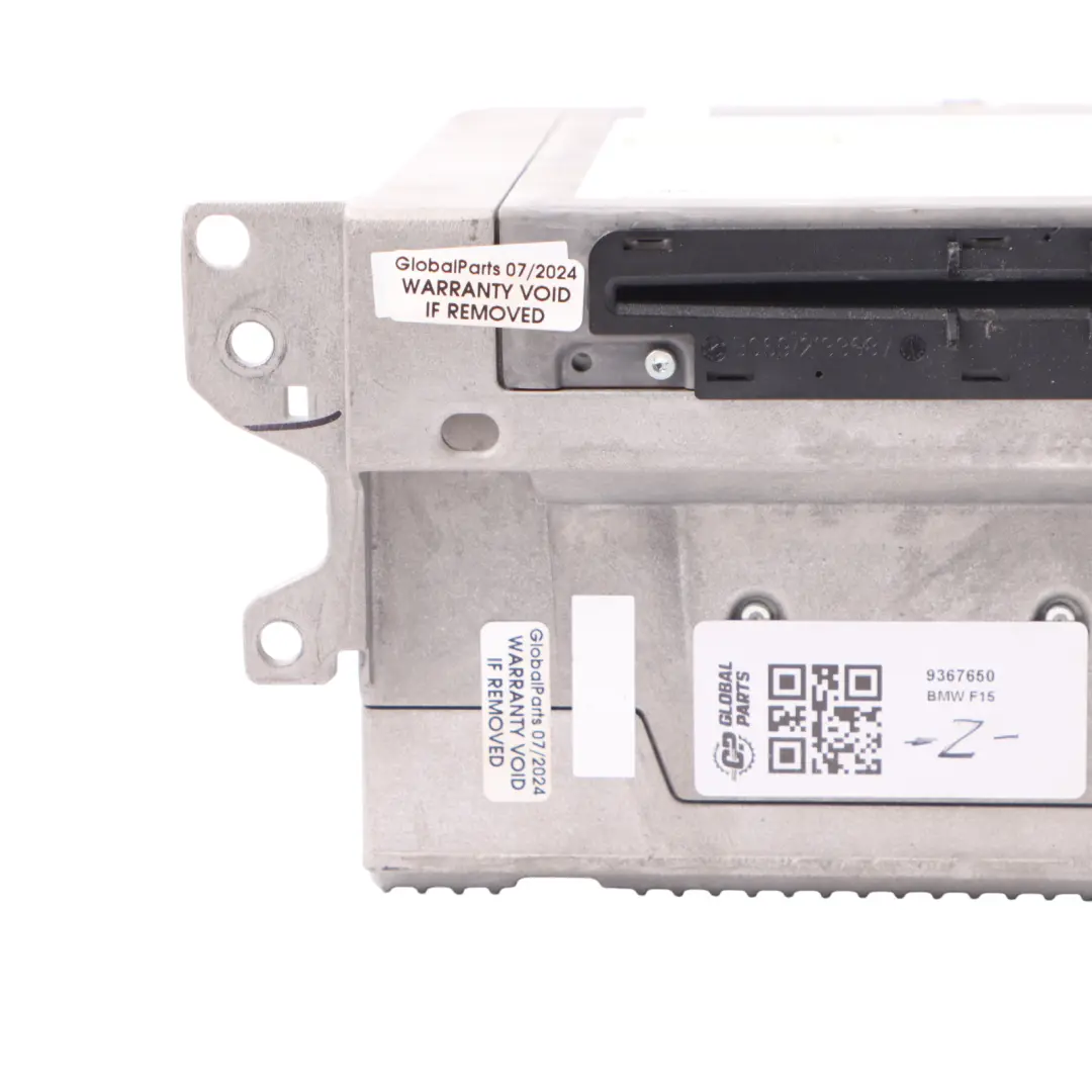 Radio Audio Professional Player Head Unit to BMW F15 with Part number 9367650 BMW F15 Radio Audio Professional Player Head Unit - SKU 9367650 - Part number 9367650