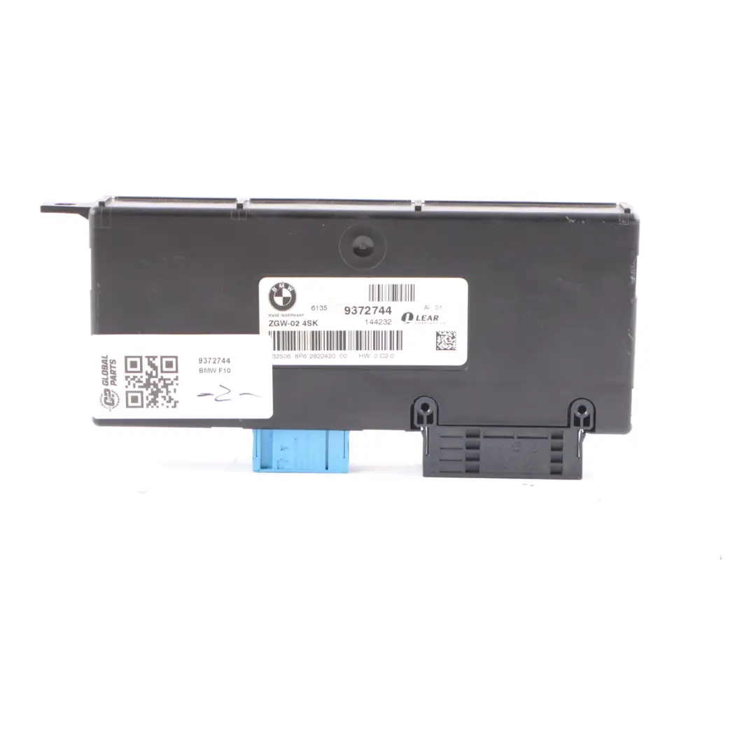 Central Gateway BMW F01 F06 F07 F10 F11 F12 F13 Module ECU Control Unit to with Part number 9372744 Central Gateway BMW F01 F06 F07 F10 F11 F12 F13 Module ECU Control Unit - SKU 9372744 - Part number 9372744