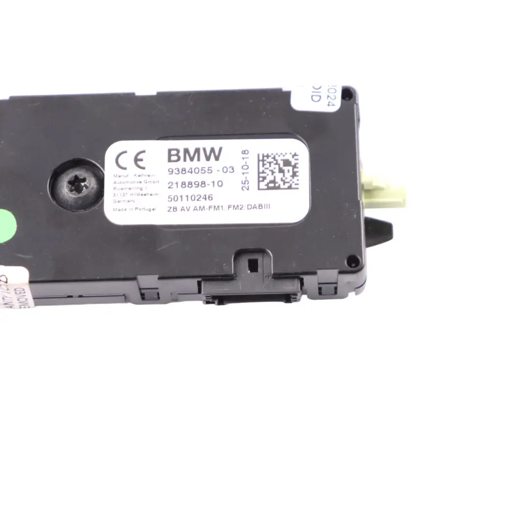  Amplificateur Antenne BMW G30 G31 G11 Module Antenne Arrière Diversity - SKU 9384055-1 - Numéro de pièce 9384055