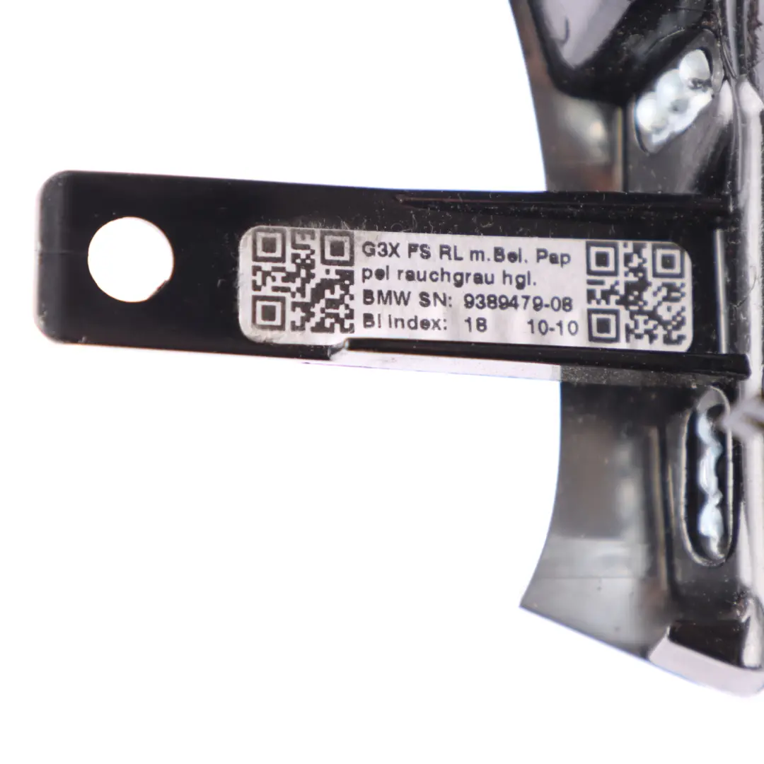 Dashboard Air Vent Trim Cover Left N/S Poplar Wood Chrome to BMW G30 G31 with Part number 9389479 BMW G30 G31 Dashboard Air Vent Trim Cover Left N/S Poplar Wood Chrome - SKU 9389479 - Part number 9389479