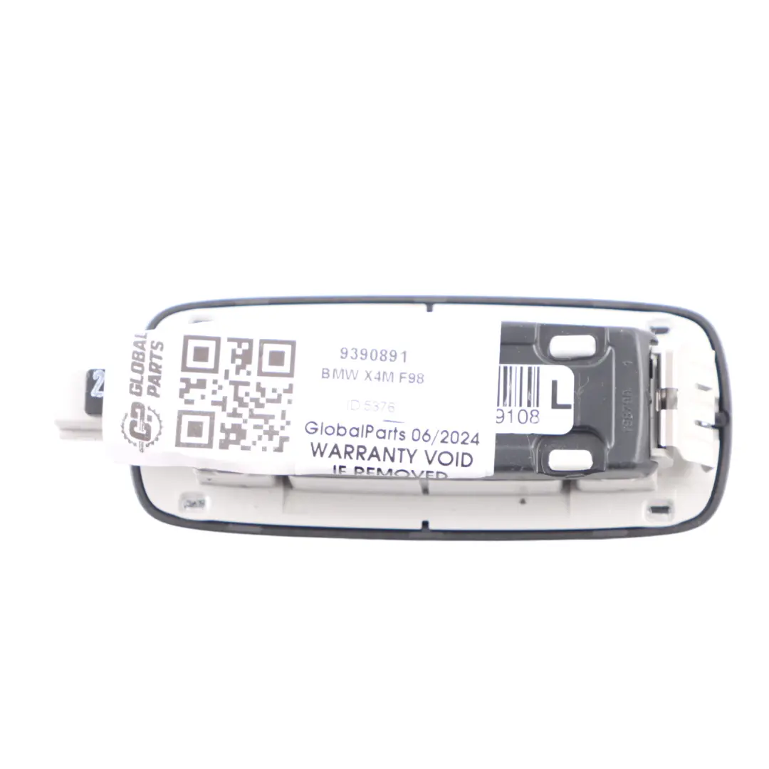  Roof Light BMW G01 G20 F90 F97 Interior Roof Lamp Switch Left N/S Black 9890265 - SKU 9390891 - Part number 9390891