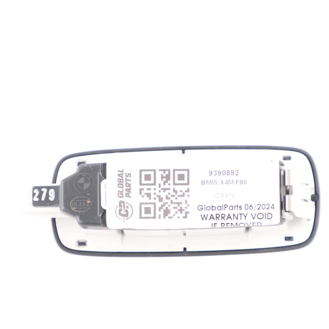 Roof Light BMW X3 G01 X4 G02 G30 Interior Lamp Switch Right O/S Black 9890265 to with Part number 9390892 Roof Light BMW X3 G01 X4 G02 G30 Interior Lamp Switch Right O/S Black 9890265 - SKU 9390892 - Part number 9390892