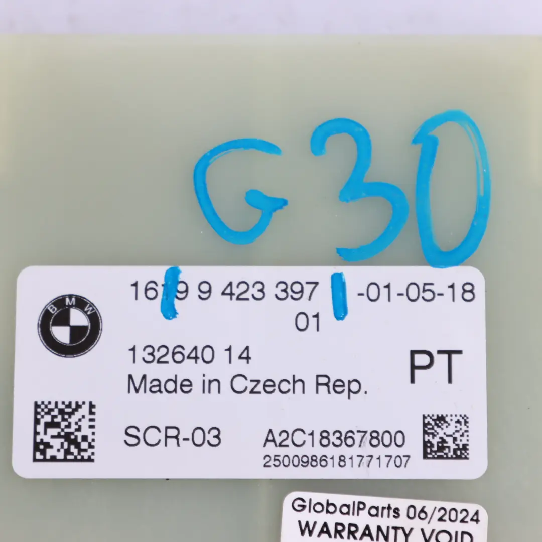 AdBlue Module BMW G20 G21 G30 G31 X3 G01 Control Unit ECU SCR to with Part number 9423397 AdBlue Module BMW G20 G21 G30 G31 X3 G01 Control Unit ECU SCR - SKU 9423397 - Part number 9423397