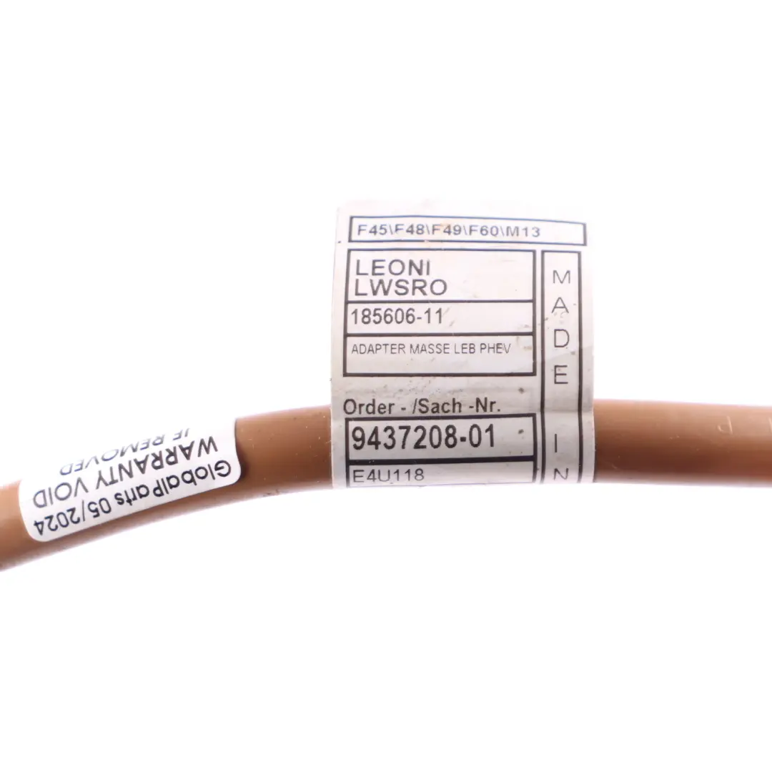 F49 Mini Countryman F60 Masa Adaptador De Cable De Tierra para BMW F45 F48 con número de pieza 9437208 BMW F45 F48 F49 Mini Countryman F60 Masa Adaptador De Cable De Tierra - SKU 9437208 - Número de pieza 9437208