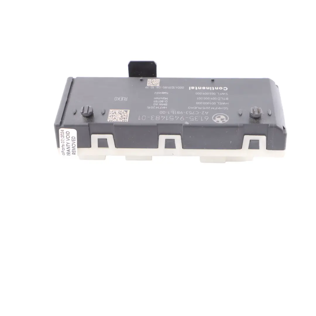 Module BMW F31 LCI F45 X2 F39 Mini F60 Control Boot Trunk to Tailgate with Part number 9451483 Tailgate Module BMW F31 LCI F45 X2 F39 Mini F60 Control Boot Trunk - SKU 9451483 - Part number 9451483