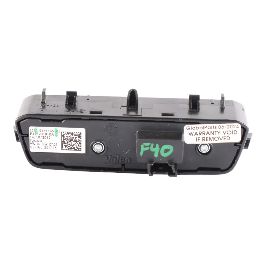 Headlight Switch BMW F40 F44 Z4 G29 Fog Lamp Light Control Panel Unit to with Part number 9461145 Headlight Switch BMW F40 F44 Z4 G29 Fog Lamp Light Control Panel Unit - SKU 9461145 - Part number 9461145