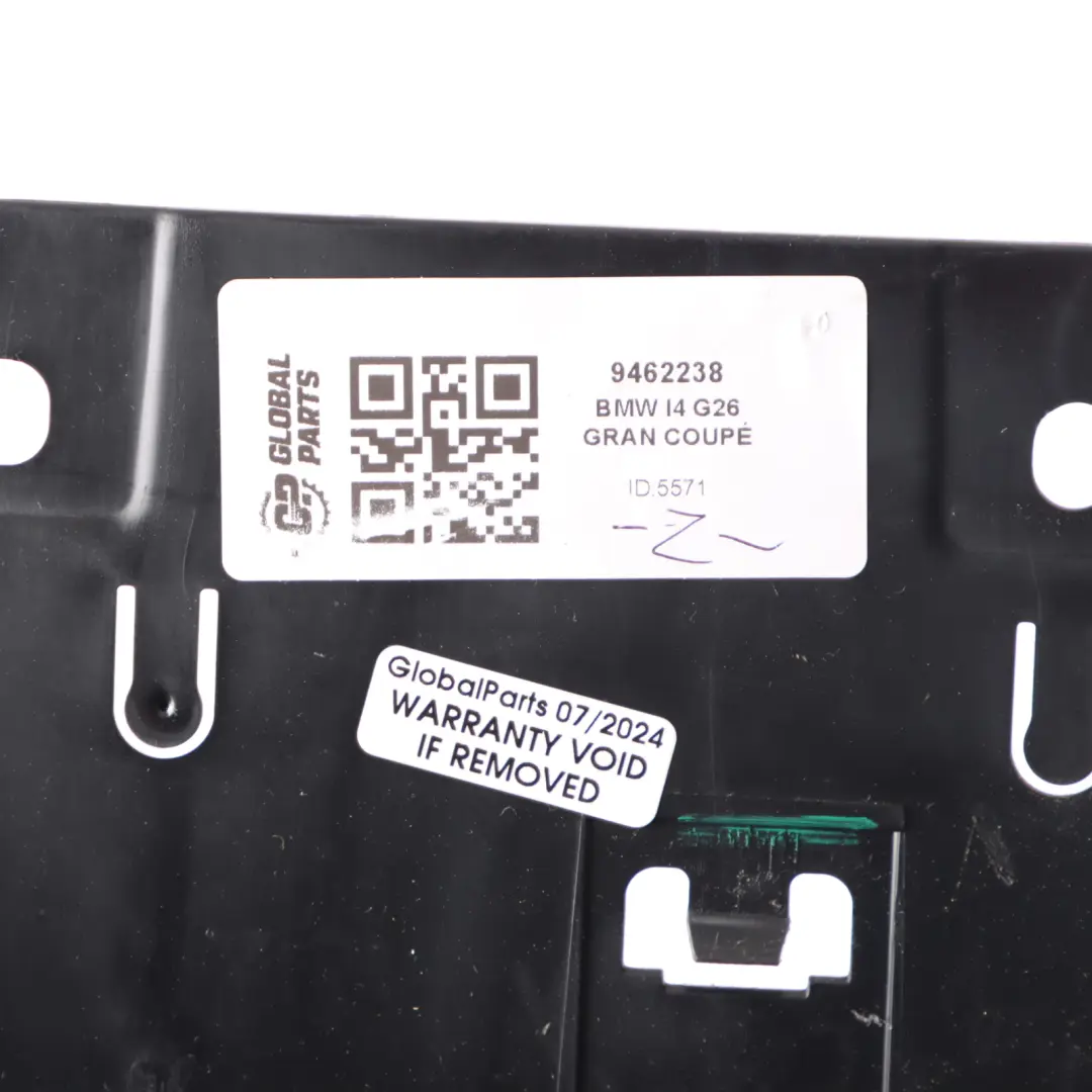 Boot Tailgate Trunk Lid Cover Panel Trim Black Right O/S to BMW G26 with Part number 9462238 BMW G26 Boot Tailgate Trunk Lid Cover Panel Trim Black Right O/S - SKU 9462238 - Part number 9462238