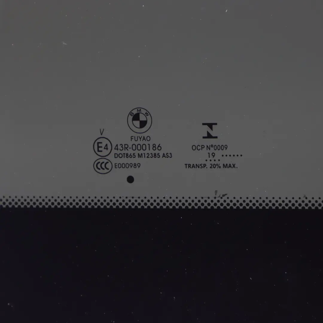  Panoramic Sunroof BMW X4 G02 F98 Front Window Glass Cover AS3 - SKU 9466782 - Part number 9466782